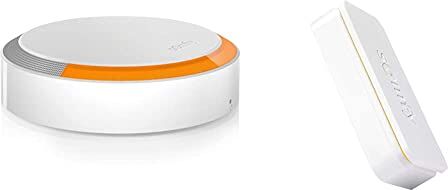 somfy Sirena Esterna Antifurto Wireless I Collocamento Esterno Casa I Rilevamento Affrazioni & Intellitag Sensore Antifurto I Sensore Di Sicurezza I Rileva Vibrazioni