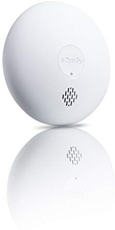 somfy Rilevatore di fumo connesso  Sirena da 85dB   Compatibile con la gamma  Protect