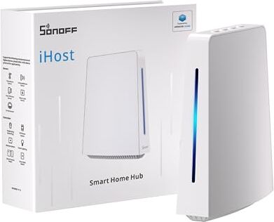 SONOFF iHost 2G Local Smart Home Hub, LAN ZigBee 3.0 Hub Smart Gateway, Zigbee hub, Memorizzazione dati locale/Controllo/Scenario, Compatibile con i dispositivi ZigBee, Domotica per la smart life