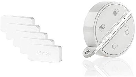 somfy Kit da 5 IntelliTAG 2401488 Sensori Antifurto wi-fi di sicurezza per Porte & Badge Key Fob I Telecomando Antifurto Professionale