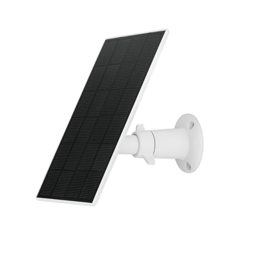 Abus Pannello solare (PPIC91600) per telecamera Pro alimentata a batteria clima e ricarica indipendente; resistente alle intemperie, incl. staffa con testa a sfera (ruotabile di 360 gradi)