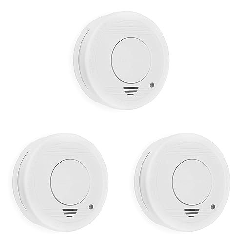 Smartwares RM250 1YR Rilevatore di Fumo, 9 V, 1 pezzo (Confezione da 3)