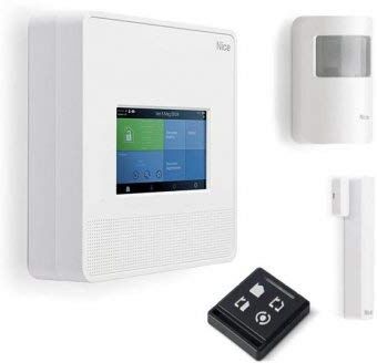 NICE Kit Allarme W7001TC Centrale Tastiera Touch Sistema Antifurto Wifi Casa