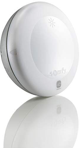 somfy Sunis Wirefree io, Sensore Solare Esterno Senza Fili, Compatibile con TaHoma Switch o un Telecomando