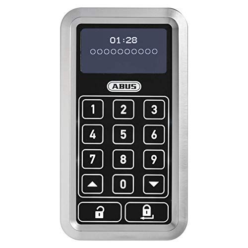Abus HomeTec Pro Controllo accessi CFT3000 Tastiera a codice per l'apertura della porta d'ingresso Per l'azionamento della serratura senza fili HomeTec Pro Argento
