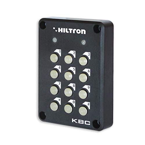 Hiltron KBC Tastiera Elettronica Numerica 12 Tasti Collegamento 4 fili 2 Led in alluminio