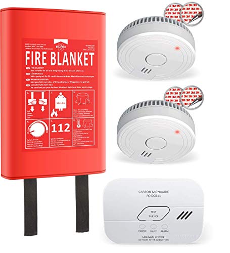 Elro 11 Kit di Protezione antincendio, Bianco, 4 Pezzi