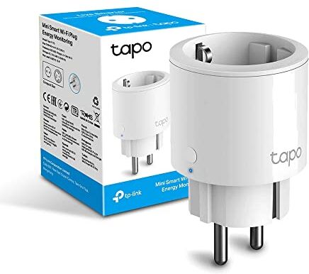 Tapo P115 Presa Intelligente WiFi Smart Plug, Presa Mini Smart Wi-Fi, Monitoraggio Energetico, Controllo Vocale, Compatibile con Alexa e Google Home, Controllo Remoto Tramite APP