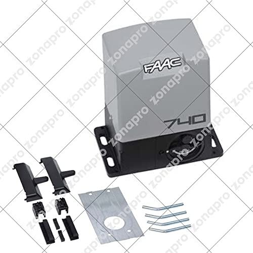 FAAC Motoréducteur 240 V SAFE 740 E Z6 avec encodeur pour portails coulissants usage résidentiel 500