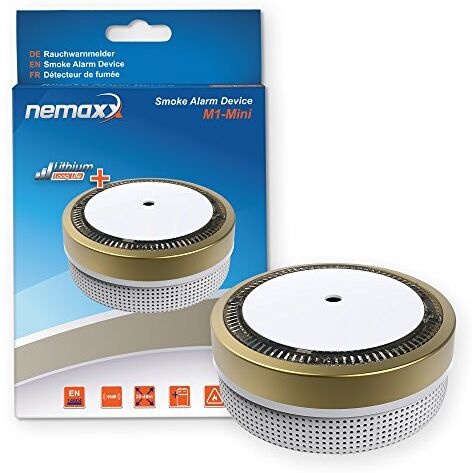 Nemaxx 8 x  – Mini rilevatore di fumo – sensibili,