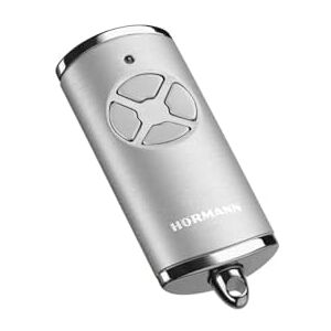 Hörmann Trasmettitore manuale HSE 4 BS (frequenza 868 MHz, argento lucido, azionamento per porta del garage con tappi cromati, batterie, dimensioni 28 x 70 x 14 mm, anello portachiavi) Hörmann Trasmettitore manuale HSE 4 BS (frequenza 868 MHz, argento lucido, azionamento per porta del garage con tappi cromati, batterie, dimensioni 28 x 70 x 14 mm, anello portachiavi)