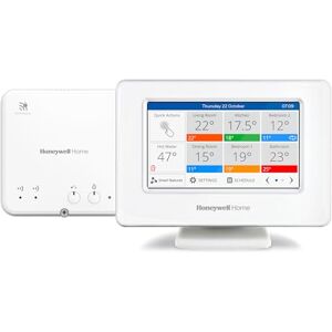 Honeywell Home Evohome House Solution, Smart Wi-Fi Central Operating Device Wi-Fi with Touchscreen Colour Display and Control Module Room for Room, Controlled Convenience, Simple Honeywell Home Evohome House Solution, Smart Wi-Fi Central Operating Device Wi-Fi with Touchscreen Colour Display and Control Module Room for Room, Controlled Convenience, Simple