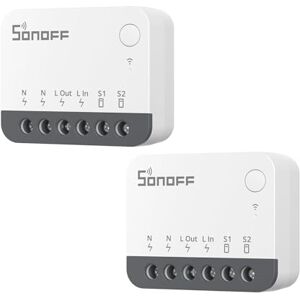 SONOFF Zigbee Smart Switch, funziona con Alexa & Google Home, 2 PACK, richiede Gateway ZigBee, richiede una linea neutra SONOFF Zigbee Smart Switch, funziona con Alexa & Google Home, 2 PACK, richiede Gateway ZigBee, richiede una linea neutra