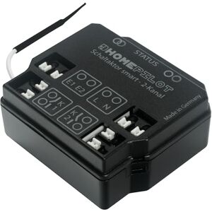 HOMEPILOT Attuatore Smart a 2 canali Attuatore ad incasso Per il controllo elettrico e illuminazione Controllo tramite app e telecomando in ogni Smart Home. HOMEPILOT Attuatore Smart a 2 canali Attuatore ad incasso Per il controllo elettrico e illuminazione Controllo tramite app e telecomando in ogni Smart Home.