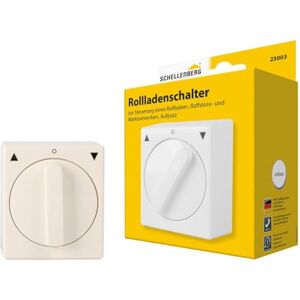 Schellenberg Interruttore on/off per motori tubolari da tapparelle, da esterno, colore: bianco Schellenberg Interruttore on/off per motori tubolari da tapparelle, da esterno, colore: bianco