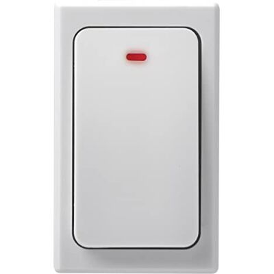 EMOS Pulsante campanello di ricambio impermeabile, pulsante aggiuntivo bianco, portata massima 180 metri, senza batterie, funzione self-learning, IP44, per P5729, P5729B, P5731 EMOS Pulsante campanello di ricambio impermeabile, pulsante aggiuntivo bianco, portata massima 180 metri, senza batterie, funzione self-learning, IP44, per P5729, P5729B, P5731