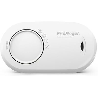 Fireangel Allarme batteria sigillata, 10 anni, monossido di carbonio, trasparente Fireangel Allarme batteria sigillata, 10 anni, monossido di carbonio, trasparente