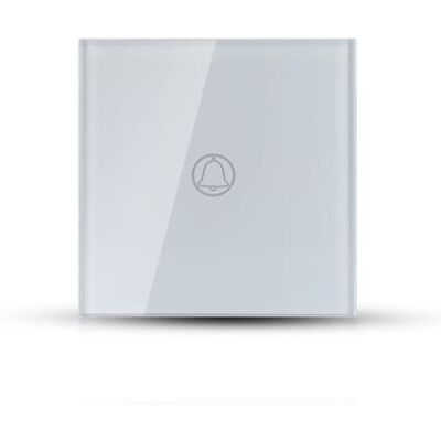 V-TAC Interruttore Singolo Touch per Campanello ad un Canale Colore Bianco V-TAC Interruttore Singolo Touch per Campanello ad un Canale Colore Bianco