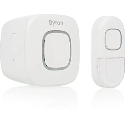 Kit campanello wireless Byron DBY-24722 - 200m Bianco Kit campanello wireless Byron DBY-24722 - 200m Bianco