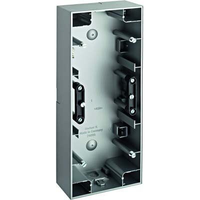 Hager Caja superficie 3EV, K.5, aluminio Hager Caja superficie 3EV, K.5, aluminio