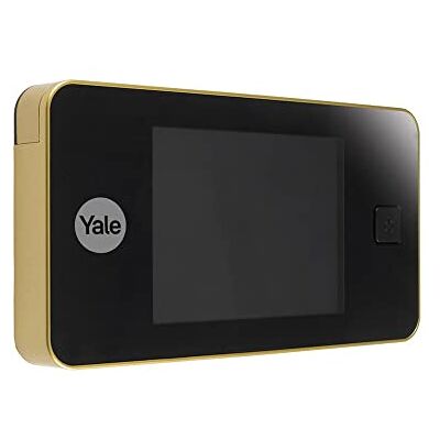 Yale Spioncino Elettronico Digitale Ottone, Visualizzazione dal Vivo, Telecamera di Alta Qualità, Angolo di Visione 105°, Sostituisce lo Spioncino Meccanico della Porta Yale Spioncino Elettronico Digitale Ottone, Visualizzazione dal Vivo, Telecamera di Alta Qualità, Angolo di Visione 105°, Sostituisce lo Spioncino Meccanico della Porta
