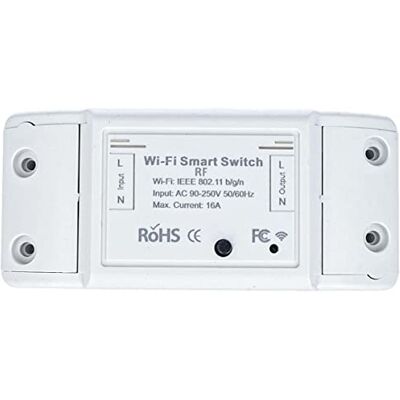 LEDLUX Interruttore intelligente, interruttore Wi-Fi, 220 V, Smart Switch Wi-Fi, compatibile con Alexa e Google Home ( 10A) LEDLUX Interruttore intelligente, interruttore Wi-Fi, 220 V, Smart Switch Wi-Fi, compatibile con Alexa e Google Home ( 10A)