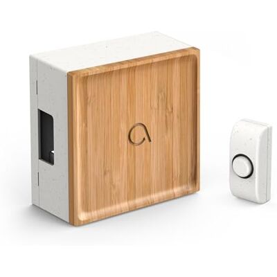 Avidsen Campanello cablato ecologico Bamboo - Avidsen Campanello cablato ecologico Bamboo -