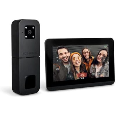 SCS Sentinel HeyView AIR Videocitofono wireless – Portata 350 m – Visione notturna a colori – Touchscreen da 7" – Angolo di visione 110° – Sistema di videosorveglianza – SCS Sentinel HeyView AIR Videocitofono wireless – Portata 350 m – Visione notturna a colori – Touchscreen da 7" – Angolo di visione 110° – Sistema di videosorveglianza –