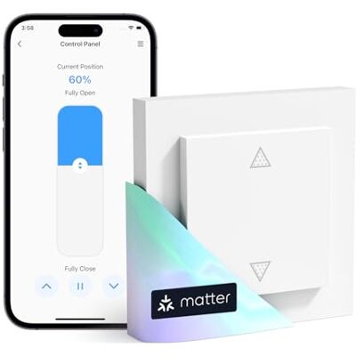 meross Matter Interruttore Tapparelle WiFi (è Necessario Il Filo Neutro), Interruttore WiFi Smart Compatibile con Apple HomeKit Siri, Alexa, Google Assistant e SmartThings meross Matter Interruttore Tapparelle WiFi (è Necessario Il Filo Neutro), Interruttore WiFi Smart Compatibile con Apple HomeKit Siri, Alexa, Google Assistant e SmartThings