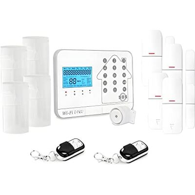 Lifebox Kit di allarme Casa connesso senza fili WiFi Box Internet e GSM Futura White Smart Life- KIT Animal 4 Lifebox Kit di allarme Casa connesso senza fili WiFi Box Internet e GSM Futura White Smart Life- KIT Animal 4