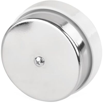 EMOS Altoparlante cablato 12 V, 1 melodia 90 dB, rotondo, bianco/cromato Campanello a 2 fili per collegamento trasformatore, classico campanello per porta d'ingresso, campanello in metallo EMOS Altoparlante cablato 12 V, 1 melodia 90 dB, rotondo, bianco/cromato Campanello a 2 fili per collegamento trasformatore, classico campanello per porta d'ingresso, campanello in metallo