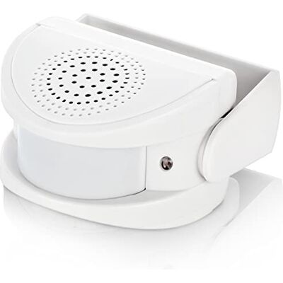 KERUI Campanello senza fili M5, rilevatore di movimento con allarme acustico per porta/ingresso, casa, negozio, ufficio, allarme di sicurezza KERUI Campanello senza fili M5, rilevatore di movimento con allarme acustico per porta/ingresso, casa, negozio, ufficio, allarme di sicurezza