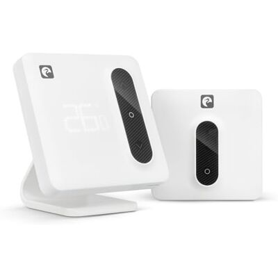 Garza Termostato Wi-Fi intelligente per caldaia e riscaldamento, con adattatore, misuratore di consumo, controllo touch, rilevamento finestra aperta, controllo tramite app e vocale, Alexa/Google Garza Termostato Wi-Fi intelligente per caldaia e riscaldamento, con adattatore, misuratore di consumo, controllo touch, rilevamento finestra aperta, controllo tramite app e vocale, Alexa/Google