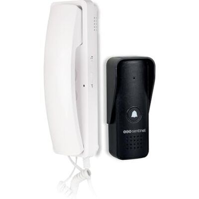 SCS Sentinel AudioCom – Citofono audio cablato con controllo accessi Serratura AudioCom, ricevitore interno, pannello esterno, alluminio IP55, montaggio a superficie, Cancello SCS Sentinel AudioCom – Citofono audio cablato con controllo accessi Serratura AudioCom, ricevitore interno, pannello esterno, alluminio IP55, montaggio a superficie, Cancello