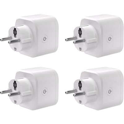 SONOFF S61s Presa Intelligente WiFi 16A/3840W – Controllo Remoto e Vocale, Timer, Monitoraggio Energetico – Compatibile con Alexa, Google, Apple Home, SmartThings e Matter (Confezione da 4) SONOFF S61s Presa Intelligente WiFi 16A/3840W – Controllo Remoto e Vocale, Timer, Monitoraggio Energetico – Compatibile con Alexa, Google, Apple Home, SmartThings e Matter (Confezione da 4)