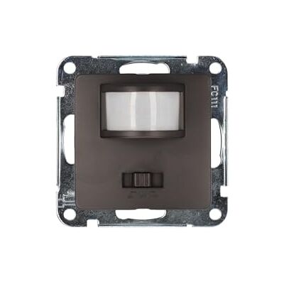 Unitec Rilevatore di movimento UP Monaco, sensore di movimento a infrarossi, 50 Hz, sensibilità alla luce regolabile e tempo di commutazione, antracite, 1 pezzo Unitec Rilevatore di movimento UP Monaco, sensore di movimento a infrarossi, 50 Hz, sensibilità alla luce regolabile e tempo di commutazione, antracite, 1 pezzo