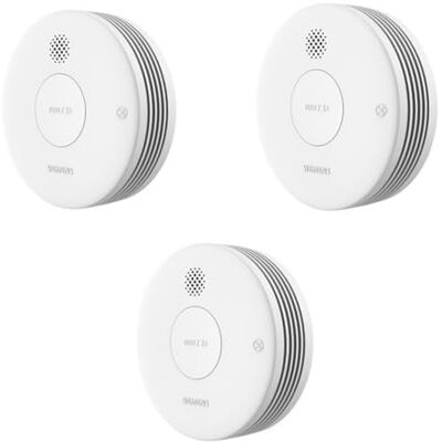Siemens Delta reflex Set completo di 3 rilevatori di fumo , con batteria da 10 anni, colore: Bianco Siemens Delta reflex Set completo di 3 rilevatori di fumo , con batteria da 10 anni, colore: Bianco
