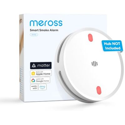 meross Rilevatore di fumo WiFi intelligente, allarme fumo e incendio smart meross Rilevatore di fumo WiFi intelligente, allarme fumo e incendio smart