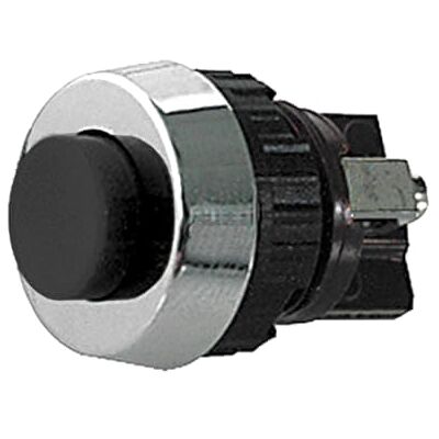 Electron Pulsante NA normalmente aperto ⌀19mm, tasto nero, unipolare, rotondo, tondo, foro montaggio 15mm M15, fissaggio a vite con ghiera, da pannello, 12V 220V 0,7A, contatti a saldare, micro, mini, NO Electron Pulsante NA normalmente aperto ⌀19mm, tasto nero, unipolare, rotondo, tondo, foro montaggio 15mm M15, fissaggio a vite con ghiera, da pannello, 12V 220V 0,7A, contatti a saldare, micro, mini, NO