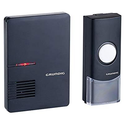 Philips Grundig Funk – Porta Campana, 3 Opzioni di Lama, Campanello/LED Lampeggiante/con Telecomando, con 36 Toni Philips Grundig Funk – Porta Campana, 3 Opzioni di Lama, Campanello/LED Lampeggiante/con Telecomando, con 36 Toni