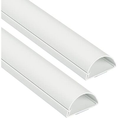Copertura cavi elettrici D-line 50x25mm - Doppio canale, 2m, Bianco Copertura cavi elettrici D-line 50x25mm - Doppio canale, 2m, Bianco
