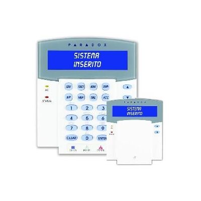 Paradox K641TIT+ Tastiera con visualizzatore alfanumerico LCD e interruttore antimanomissione Paradox K641TIT+ Tastiera con visualizzatore alfanumerico LCD e interruttore antimanomissione