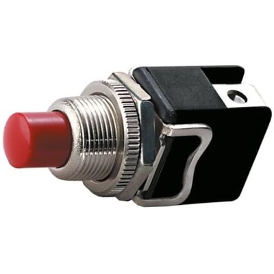 Electron Pulsante NA normalmente aperto ⌀10mm, rosso, unipolare, rotondo, foro montaggio 12mm M12, fissaggio a vite con ghiera, da pannello, 12V 220V 4A, contatti a saldare, micro, mini, NO Electron Pulsante NA normalmente aperto ⌀10mm, rosso, unipolare, rotondo, foro montaggio 12mm M12, fissaggio a vite con ghiera, da pannello, 12V 220V 4A, contatti a saldare, micro, mini, NO