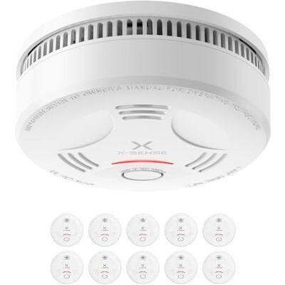 X-Sense Rilevatore di Fumo Autonomo, Batteria da 10 Anni, , 10 Pezzi X-Sense Rilevatore di Fumo Autonomo, Batteria da 10 Anni, , 10 Pezzi
