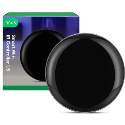 NOUS L5 Tuya Smart Hub IR, dispositivi compatibili con Google Home Alexa, telecomando Wi-Fi, dispositivi Tuya Smart Life, telecomando, trasmettitore Alexa a infrarossi, WiFi 2,4 GHz NOUS L5 Tuya Smart Hub IR, dispositivi compatibili con Google Home Alexa, telecomando Wi-Fi, dispositivi Tuya Smart Life, telecomando, trasmettitore Alexa a infrarossi, WiFi 2,4 GHz
