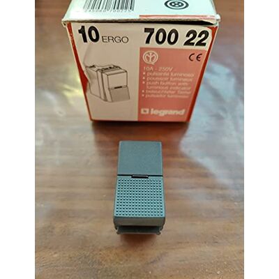 Legrand Pulsante illuminabile rosso ERGO art. 700 22 Legrand Pulsante illuminabile rosso ERGO art. 700 22