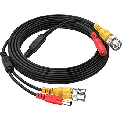Cocar 5M/16FT Alimentazione Prolunga Cavo Video BNC CCTV All-in-One Prefabbricati, Cavo BNC Telecamere con Alimentazione per Telecamere di Sicurezza Home Surveillance CCTV Sistema TV a circuito chiuso Cocar 5M/16FT Alimentazione Prolunga Cavo Video BNC CCTV All-in-One Prefabbricati, Cavo BNC Telecamere con Alimentazione per Telecamere di Sicurezza Home Surveillance CCTV Sistema TV a circuito chiuso