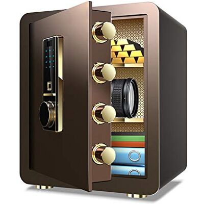 XBTGS Cassaforte, Cassaforte per uso domestico Piccola impronta digitale, Cassetta di sicurezza elettronica per il furto di password, Dispositivo di allarme intelligente, Cassetta di cassa da ufficio XBTGS Cassaforte, Cassaforte per uso domestico Piccola impronta digitale, Cassetta di sicurezza elettronica per il furto di password, Dispositivo di allarme intelligente, Cassetta di cassa da ufficio