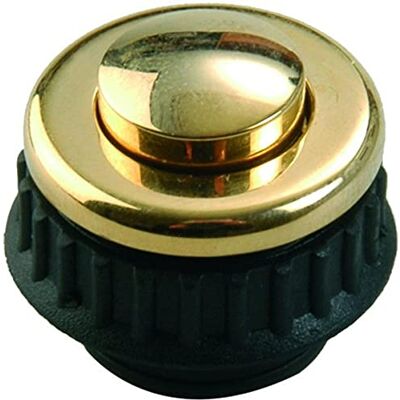 Unitec , , Pulsante da incasso, colore: Ottone dorato Unitec , , Pulsante da incasso, colore: Ottone dorato