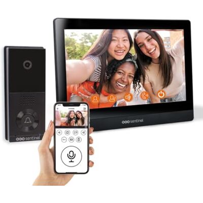 SCS Sentinel VisioWiFi 10 – Videocitofono cablato 2 fili, touchscreen da 10" – Videocitofono Wi-Fi connesso – App per dispositivi mobili – Portata 100 m – Videosorveglianza domestica IP65 PVF0058 SCS Sentinel VisioWiFi 10 – Videocitofono cablato 2 fili, touchscreen da 10" – Videocitofono Wi-Fi connesso – App per dispositivi mobili – Portata 100 m – Videosorveglianza domestica IP65 PVF0058